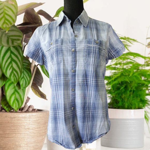 CABELA'S Short Sleeve Button up Size M - Picture 1 of 6